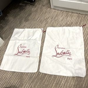 Louboutin set of 2 Dustbags